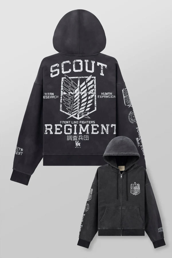 AOT x YLA Zip-Up Hoodies #5138