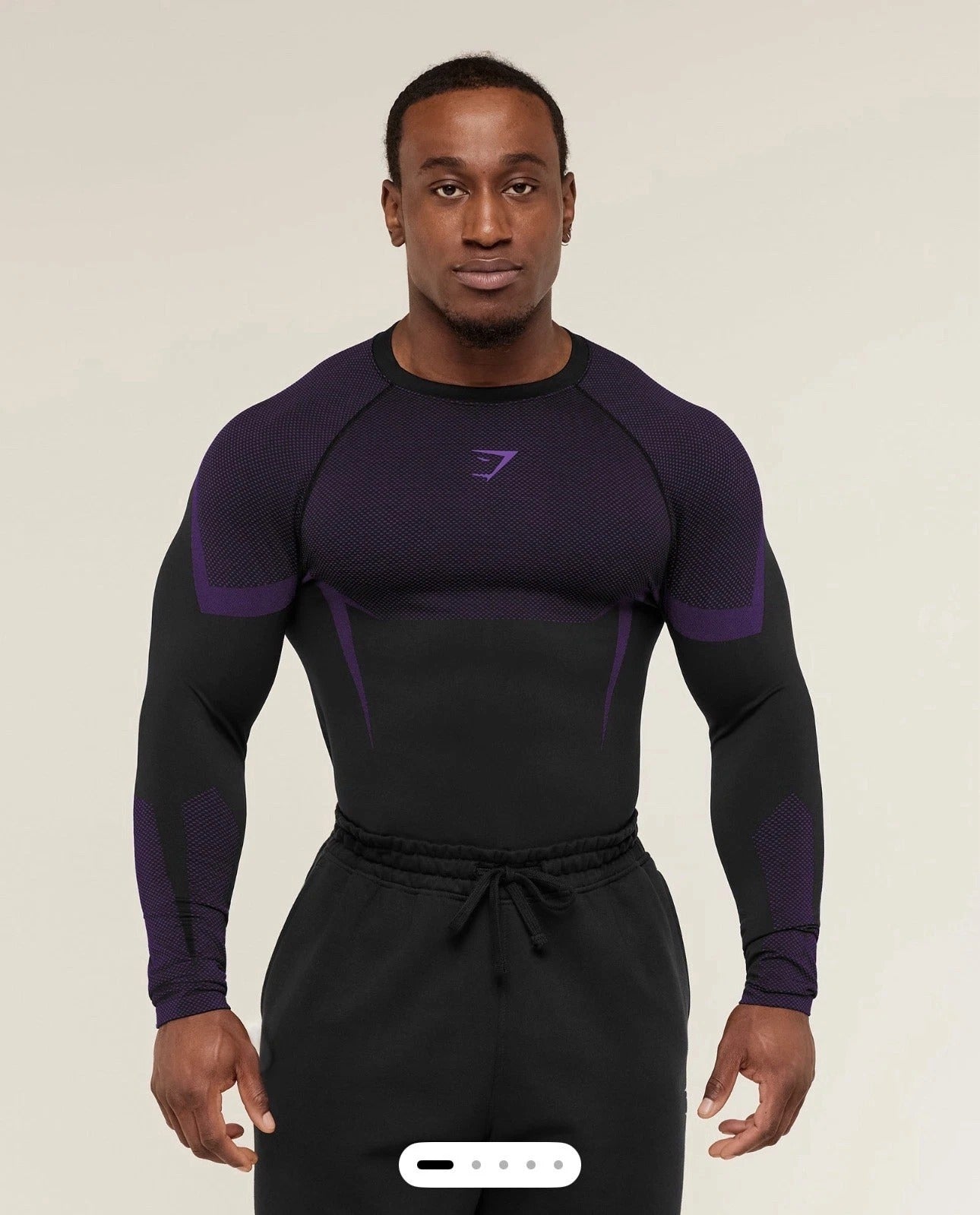Gymshark Onyx 5.0 Seamless Long Sleeve T-Shirt