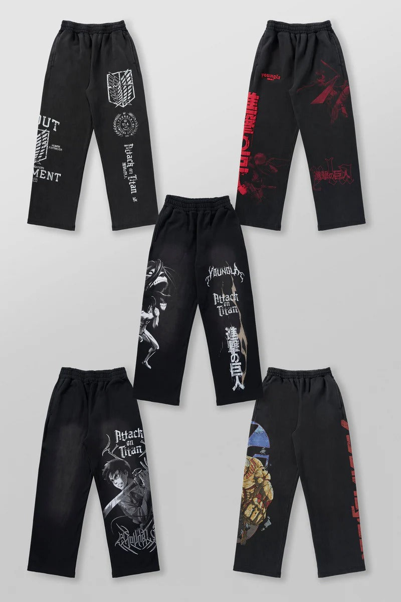AOT x YLA Baggy Joggers #2128