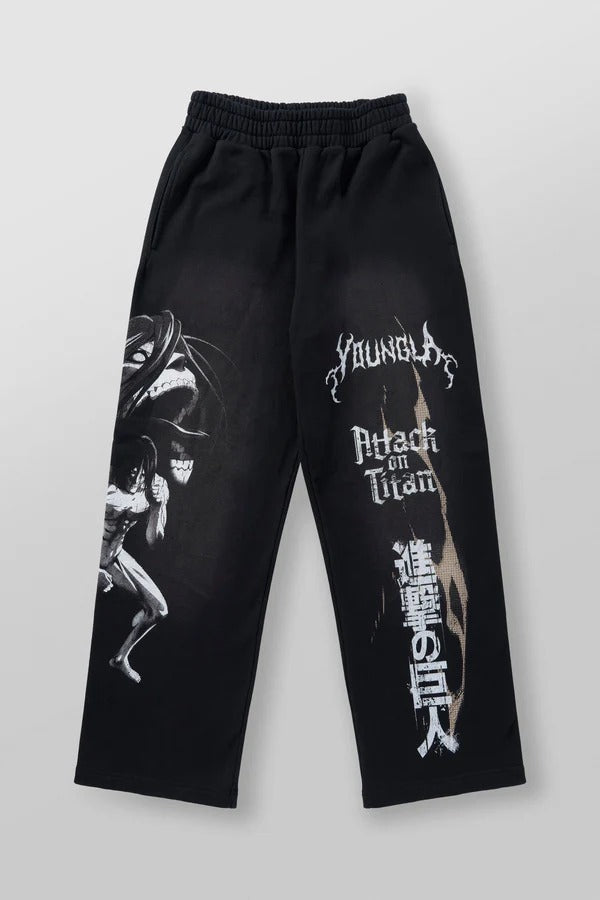 AOT x YLA Baggy Joggers #2128