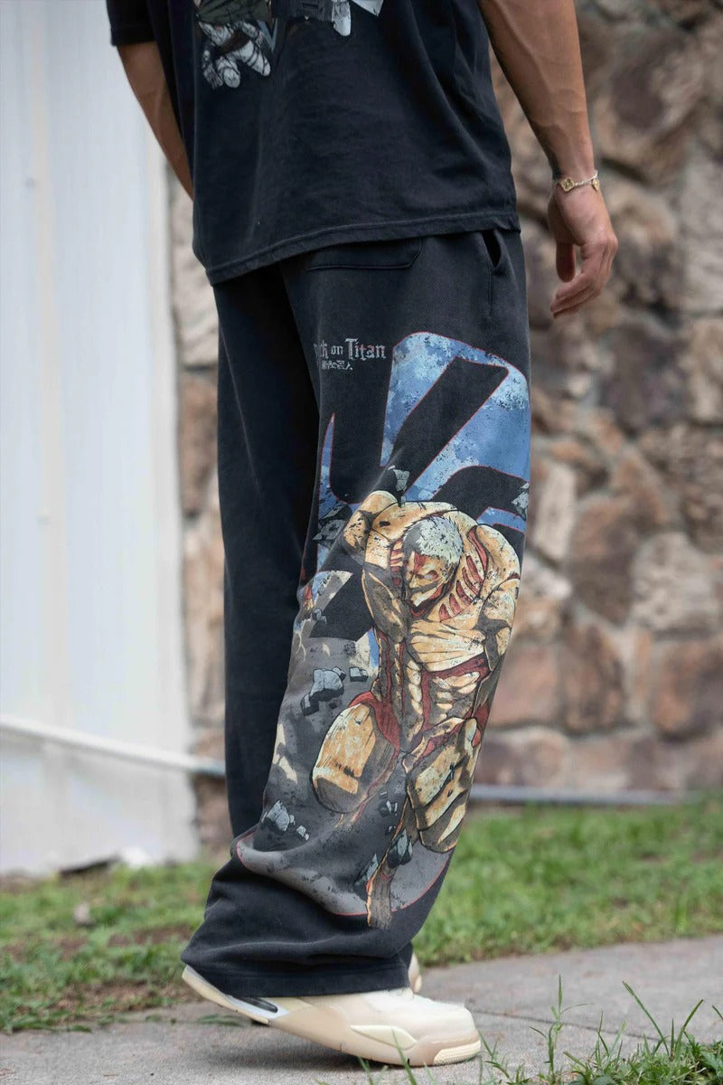 AOT x YLA Baggy Joggers #2128