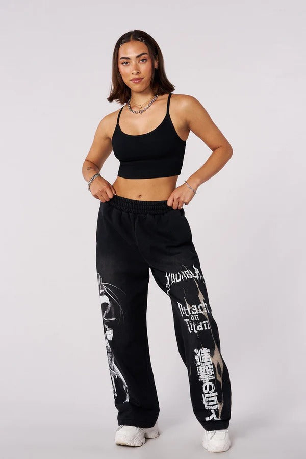 AOT x YLA Baggy Joggers #2128