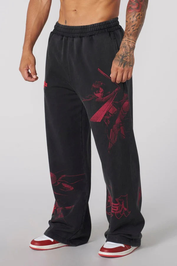 AOT x YLA Baggy Joggers #2128