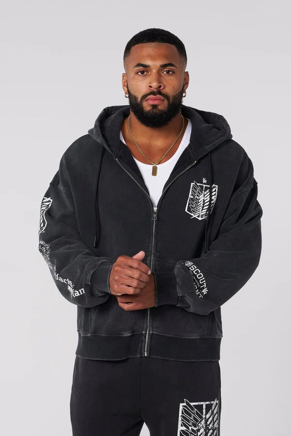 AOT x YLA Zip-Up Hoodies #5138