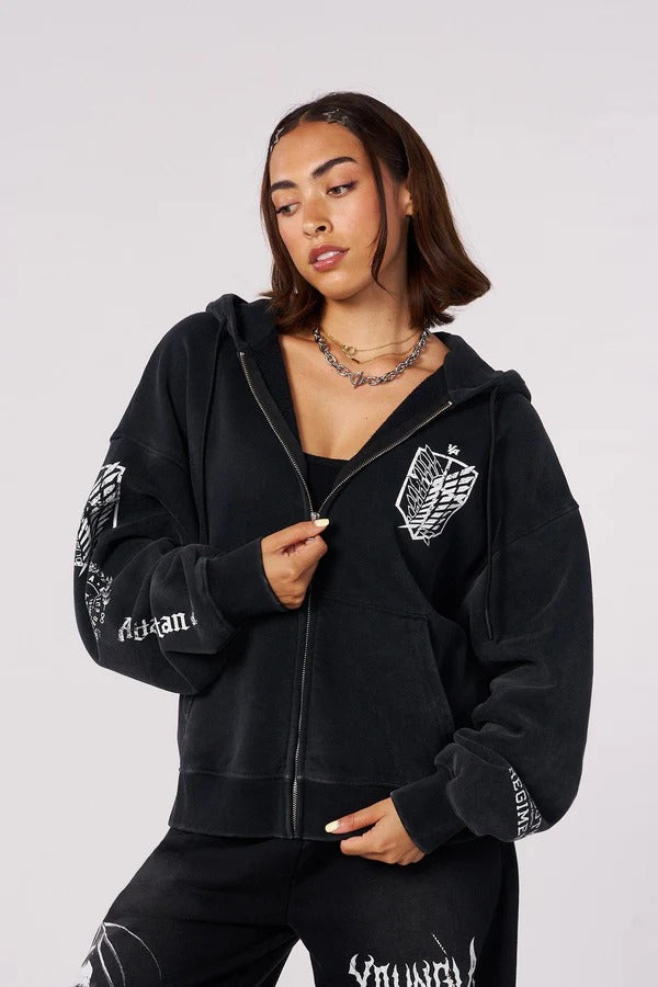 AOT x YLA Zip-Up Hoodies #5138