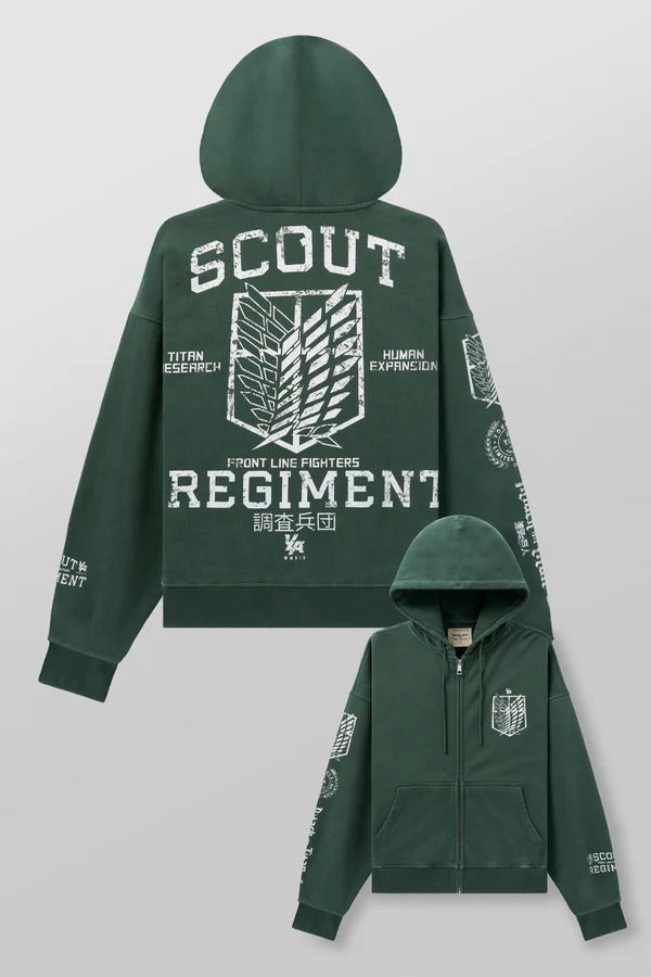 AOT x YLA Zip-Up Hoodies #5138
