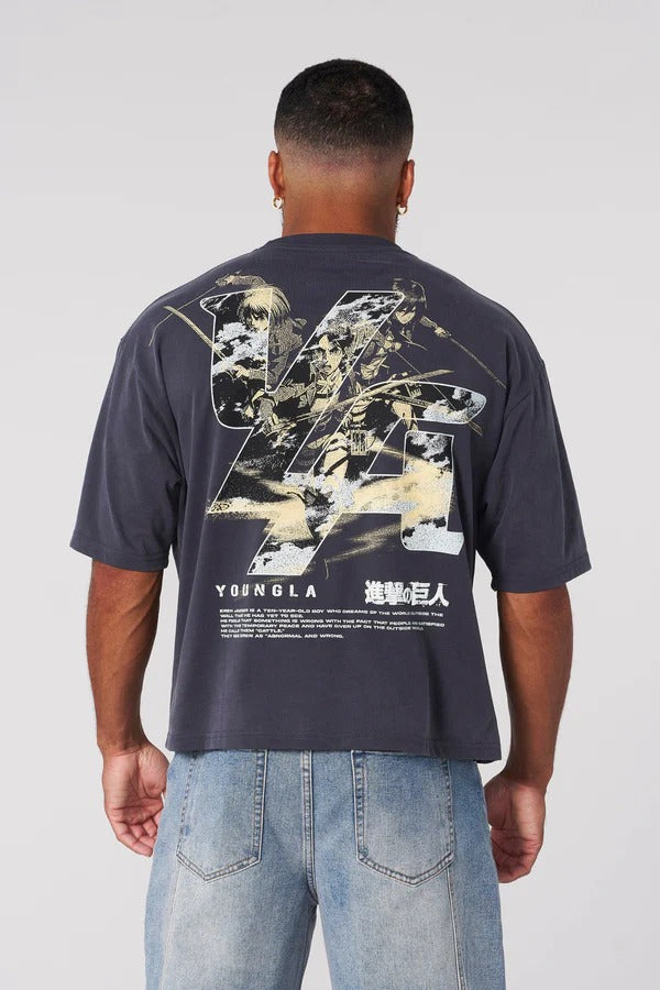 AOT x YLA Cropped Tees #4186