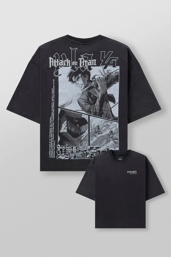 AOT x YLA Cropped Tees #4186